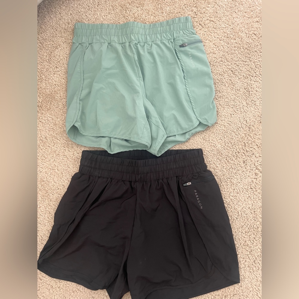 BUNDLE Paragon Women’s set of Running shorts - Black + Green size Medium